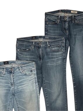 AG Adriano Goldschmied Jeans Lot of 3 Women’s Size 25 26